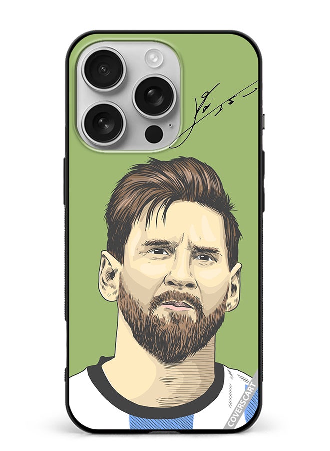 COVERSCART Protective Case Cover For Apple iPhone 16 Pro Max Lionel Messi, An Argentine Design Multicolour
