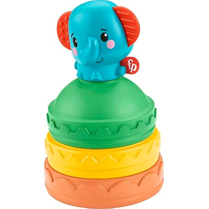 STACKING ELEPHANT, INFANT STACKER ACTIVITY TOY - Image 1