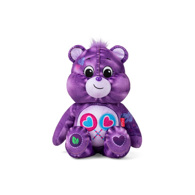 Care Bears 14 Medium Plush Denim Bear Share Bear Purple Plushie for Ages 4 Stuffed Animal Super Soft and Cuddly Good for Girls and Boys Collectors Great Valentines Day Gift for Kids - Image 3