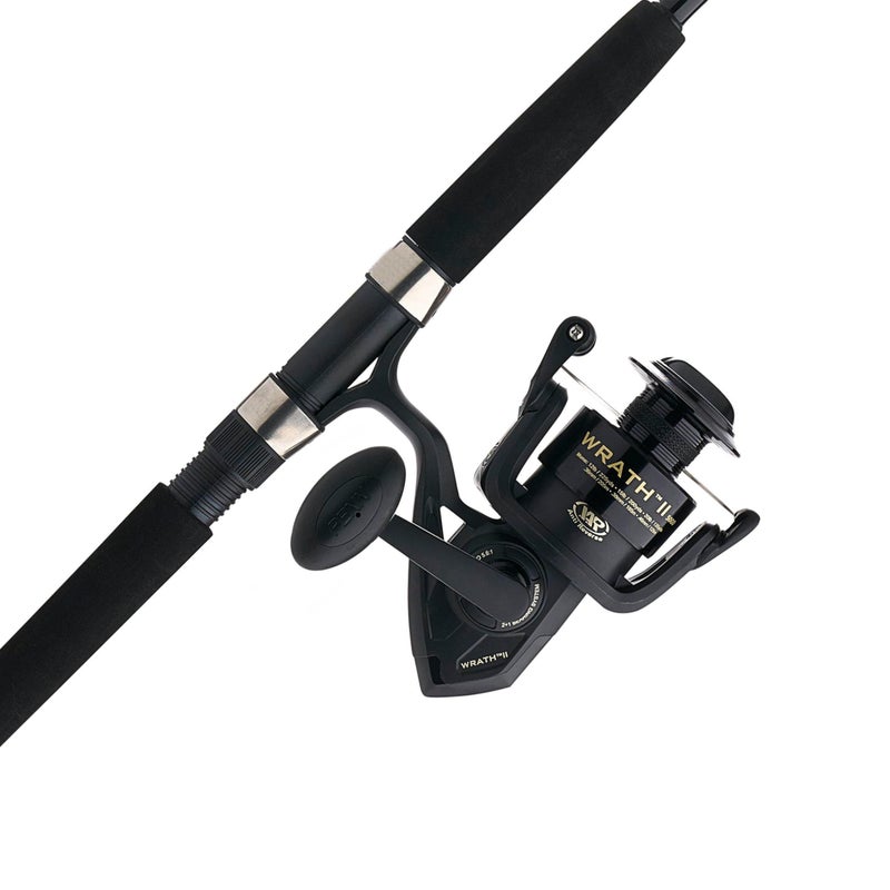 PENN 7' Wrath II Fishing Rod and Spinning Reel Combo, Size 5000, Medium Heavy Power, Fast Action, Corrosion-Resistant Graphite Construction, Lightweight and Durable - Image 1