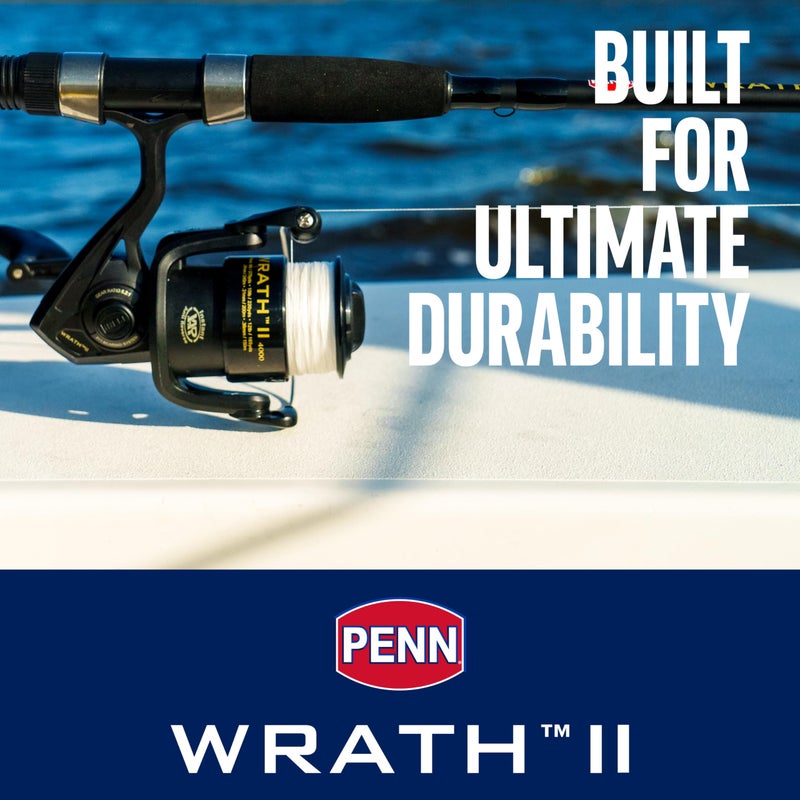 PENN 7' Wrath II Fishing Rod and Spinning Reel Combo, Size 5000, Medium Heavy Power, Fast Action, Corrosion-Resistant Graphite Construction, Lightweight and Durable - Image 2