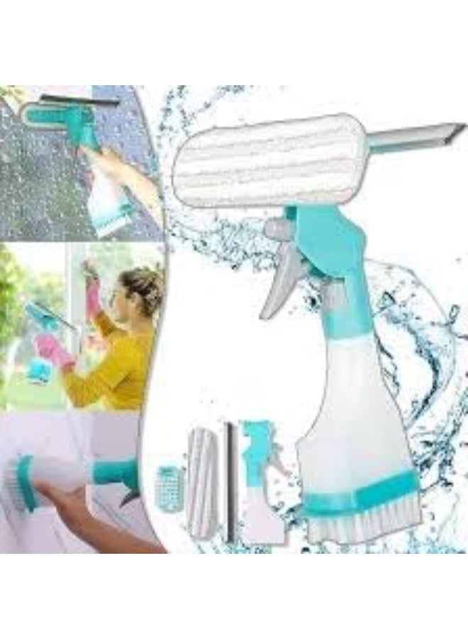 مساحة 4×1 للتنظيف مع بخاخة وسفنجة – عملية وسهلة للاستخدام اليومي k - Image 3