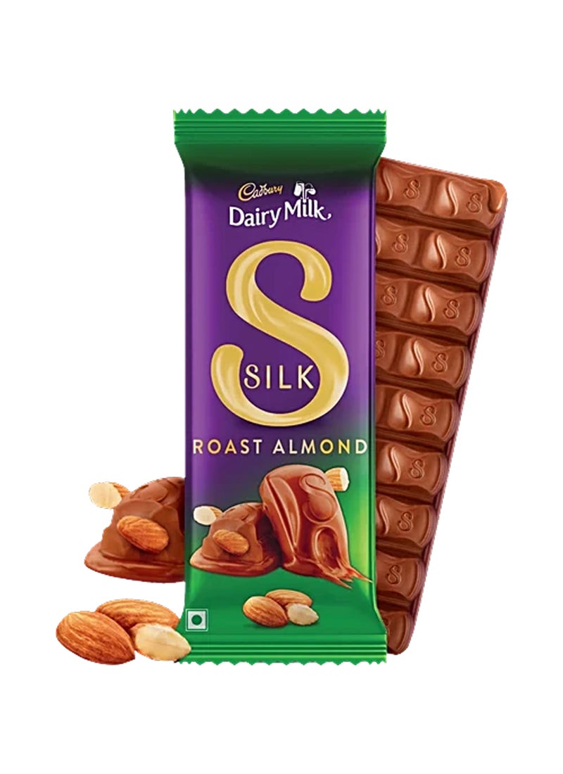 Cadbury Dairy Milk Silk Roast Almond Chocolate Bar (Valentine's Edition) - Image 2