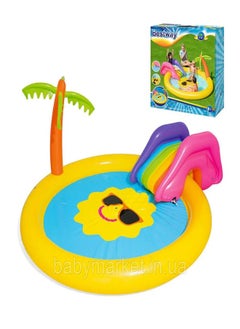 Bestway حوض سباحة ساني لاند سبلاش 237×201×104 سم 26-53071  - Image 1