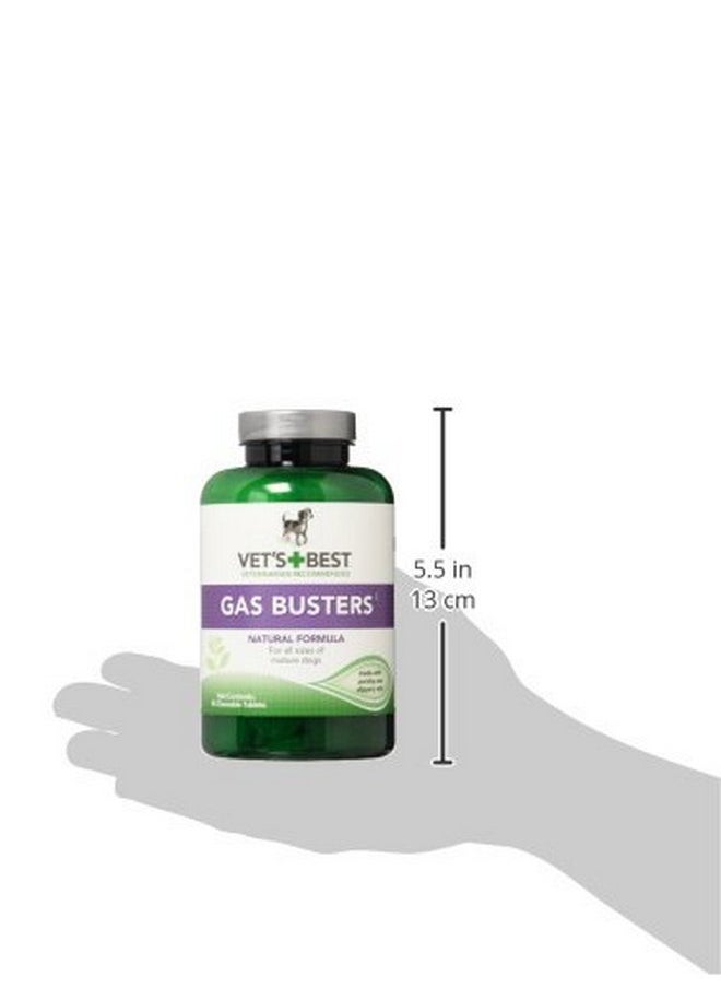 Vet's Best Vet's Best Gas Busters Dog Supplements for Gas Relief and Digestion Aid, 90 Chewable Tablets, USA Made  - Image 3