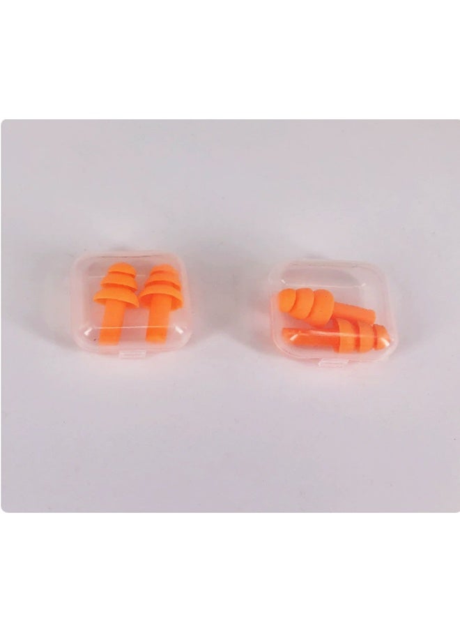 6 Pairs Swimming Earplugs Reusable Ear Plugs, Waterproof Hypoallergenic Noise Reduction Earplugs for Hearing Protection, Suitable for Sleeping, Snoring, Swimming - Image 5