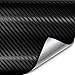 VVIVID XPO Black 3D Carbon Fiber 5ft x 5ft 25sq ft Cast Vinyl BubbleFree Car Wrap - Image 2