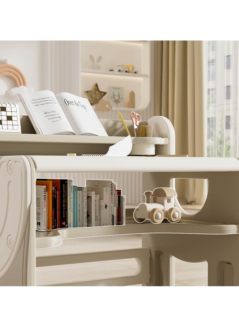 Little Story - Table - Multi Purpose Drawing/Study w/ Chair - Beige - Image 2