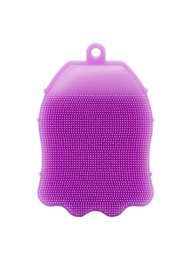 Bhavyam Silicone Bath Brush Body Scrubber Bath Glove Anti Cellulite Shower Brush Scrub For Baby (Small/Multi Colour) - Image 3