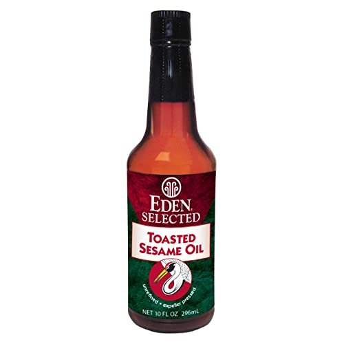 Eden Toasted Sesame Oil, Unrefined, Expeller Pressed, Product of Japan, Non-GMO, 10 fl oz - Image 1