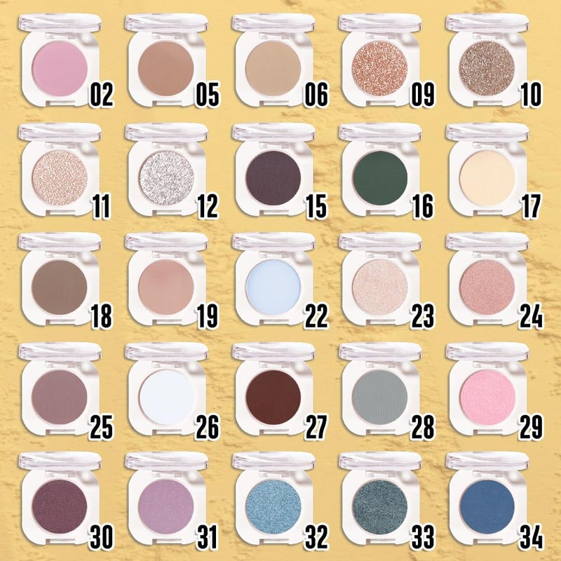 HHLTOH Light Nude Brown Single Shimmer Eyeshadow Makeup, Neutral Powder Eye Shadow for Mature Skin, Nude Sheer Shimmer Eyeshadows Buildable Waterproof, sombras para ojos, Vegan & Cruelty-Free - Image 3