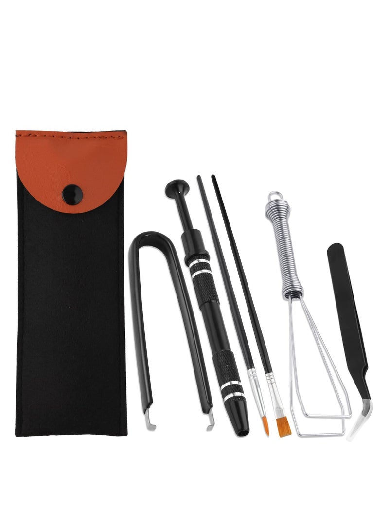 Mechanical Keyboard Switch Puller Set with Keycap Remover, Switch Clamp, Lube Pen, and Storage Bag - Essential Cleaning Tools for Gamers and Typists - Image 1