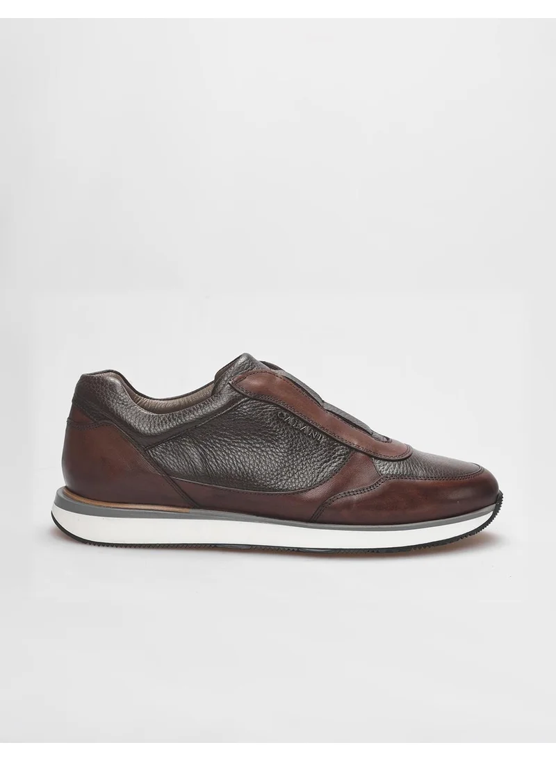 Cabani Leather Brown Men's Sports Shoes