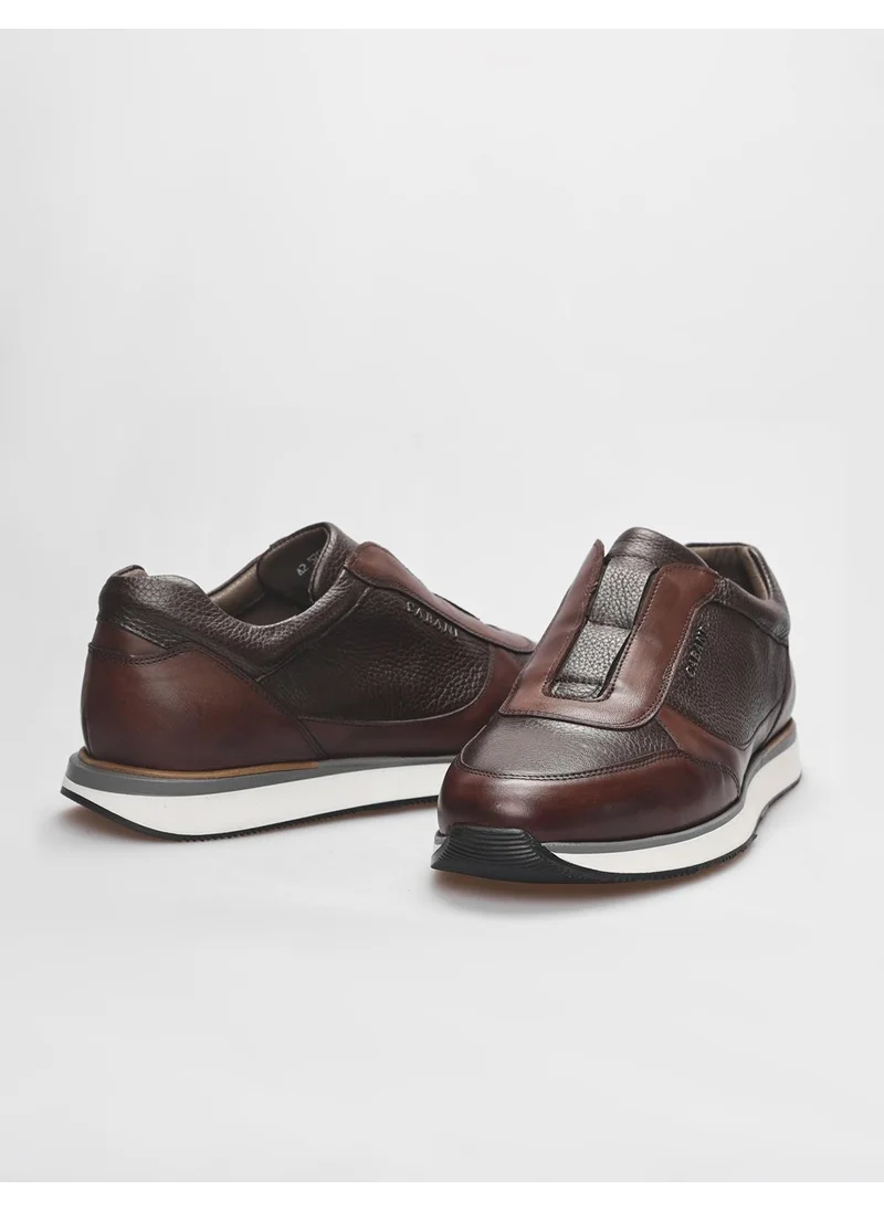 Cabani Leather Brown Men's Sports Shoes
