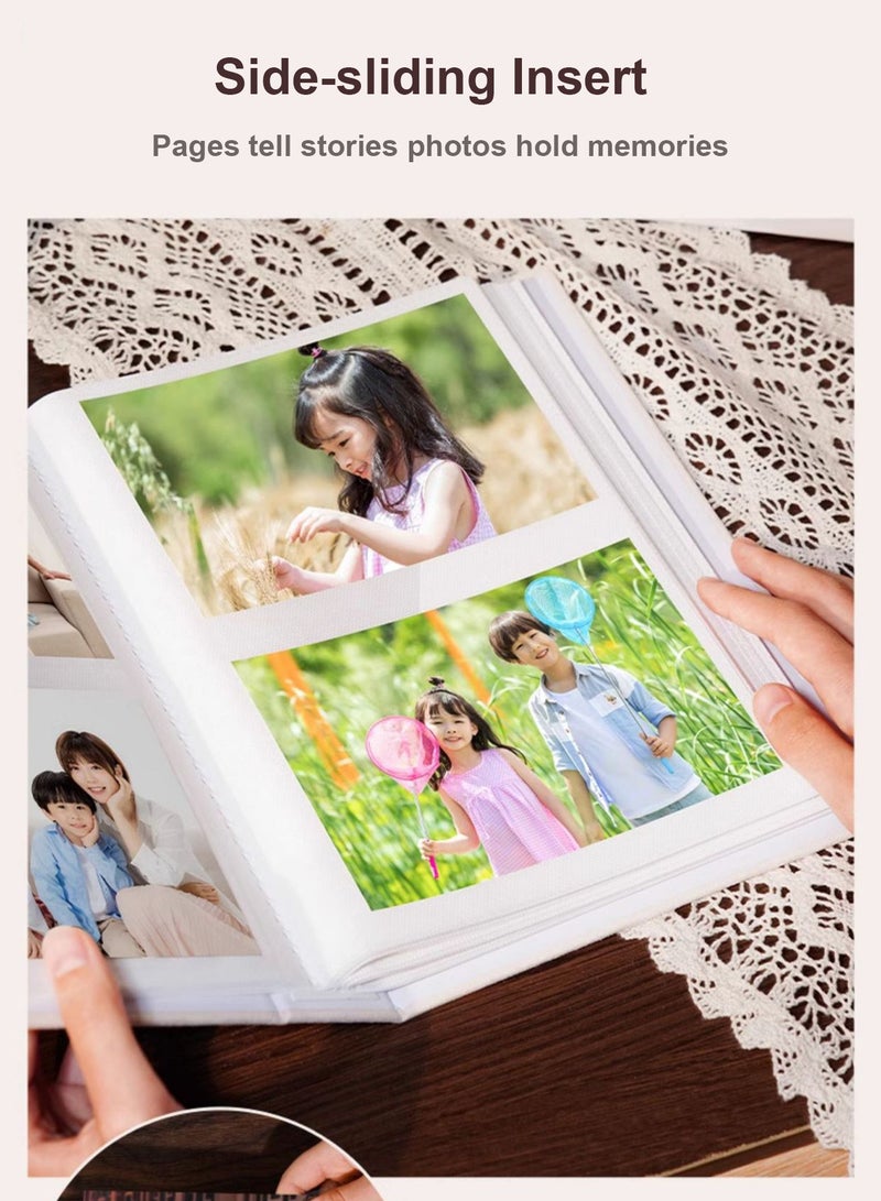 Splendors 3 Inches With 200 Pockets Mini Album Pieces Of Moment For Instax Mini Cute Slip-in Picture Albums For Wedding Family Anniversary Baby Vacation - Image 3