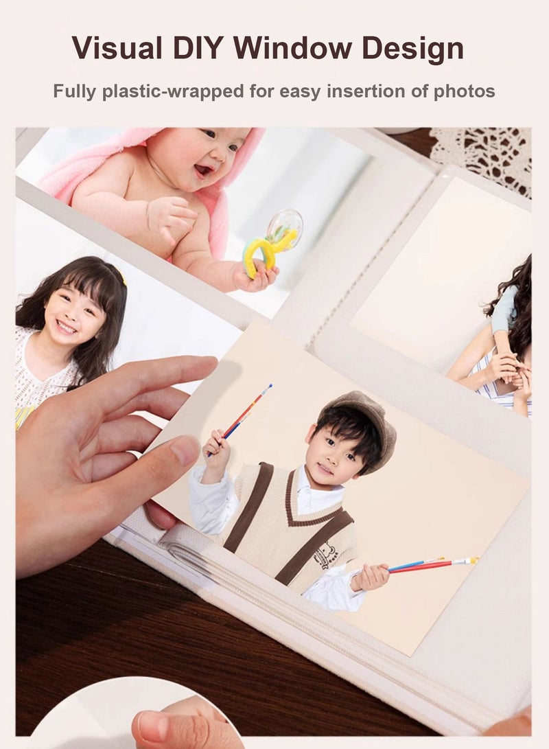 Splendors 3 Inches With 200 Pockets Mini Album Pieces Of Moment For Instax Mini Cute Slip-in Picture Albums For Wedding Family Anniversary Baby Vacation - Image 2