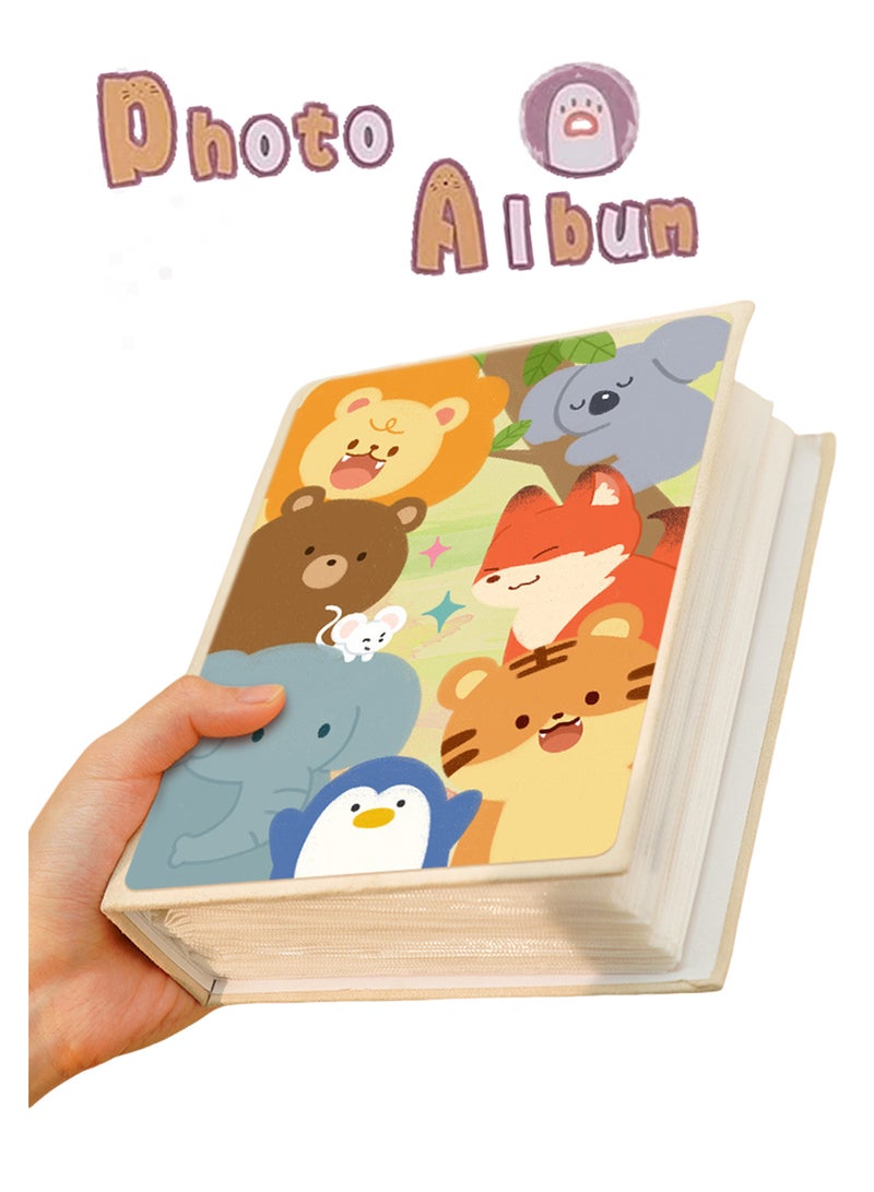 Splendors 3 Inches With 200 Pockets Mini Album Pieces Of Moment For Instax Mini Cute Slip-in Picture Albums For Wedding Family Anniversary Baby Vacation - Image 1