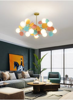 Chandelier-12 Lights-Colorful Petals