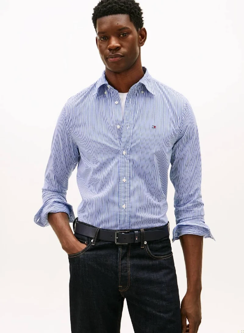 TOMMY HILFIGER TH Flex Regular Fit Stripe Shirt