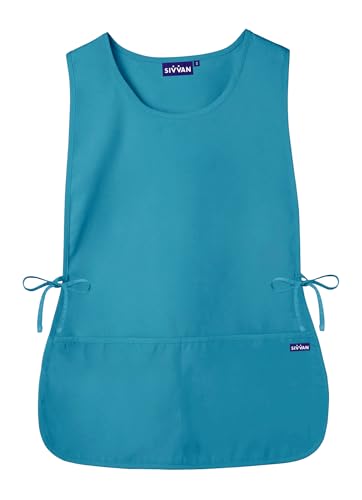 Sivvan Unisex Apron - Cobbler Apron - S8700 - Teal Blue - X - Image 1