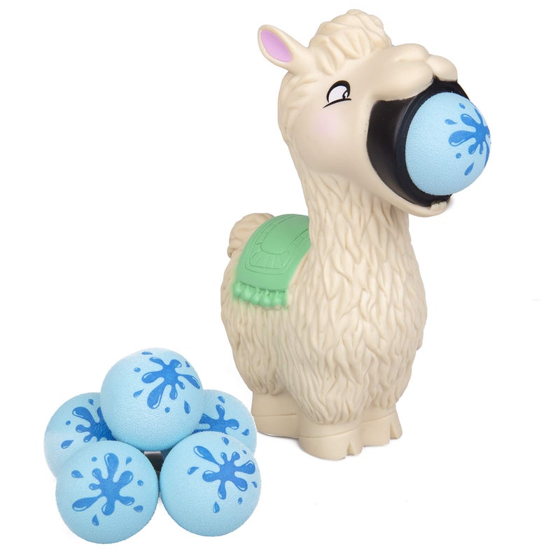 Hog Wild Llama Ball Popper Toy Includes 4 Soft Foam Balls Squeeze to Pop Air Powered Balls Up to 20 Feet Launcher Safe for IndoorOutdoor Play Party Favor Gift for Kids Girls Boys Ages 5 - Image 2