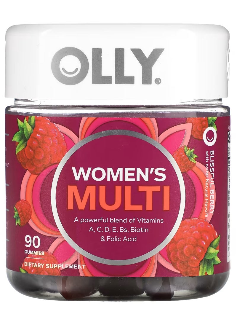 OLLY - OLLY, Women's Multi, Blissful Berry , 90 Gummies - Image 1