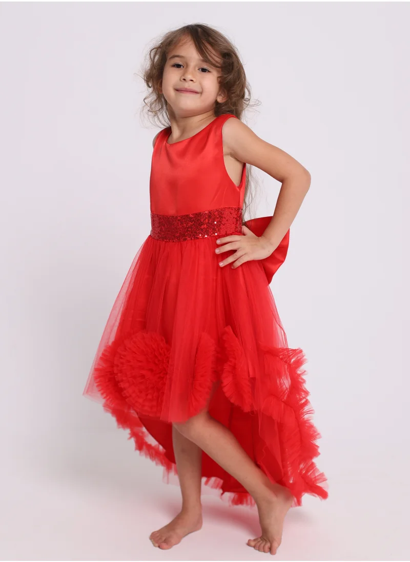 دىدانيالا D'Daniela - Princess Tutu Party Dress for Girls Red