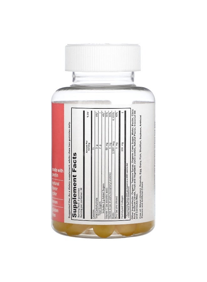 TRQ تي-آر كيو، جومي للبالغين، كولاجين + متعدد الفيتامينات، ليمون، 60 جومي - Image 2