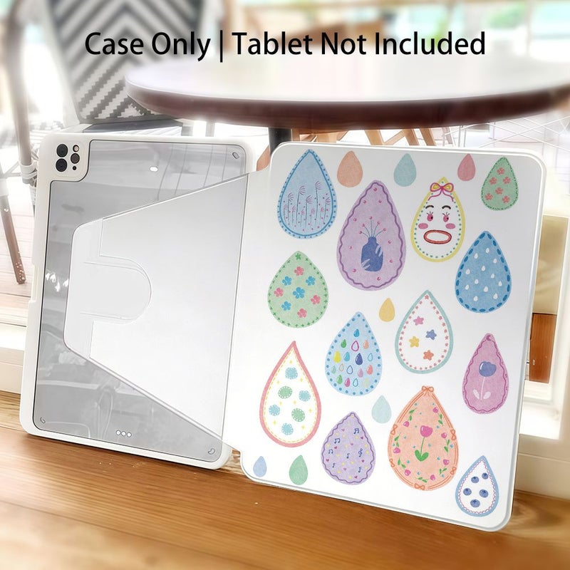 Hard Shell Transparent Acrylic Tablet Protective Case For Ipad Air 4 10.9 Inches 2020 Compatible With Ipads Function Cover Remarkable - Image 2