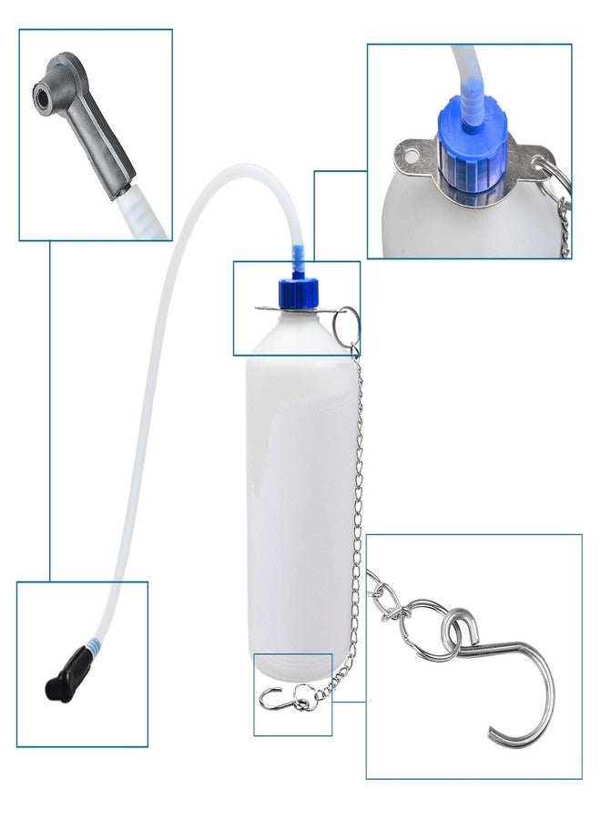 Prokomon 3L Manual Brake Bleeder Fluid Pump with 4 Master Cylinder Adapters and 1L Brake Bleeder Bottle Suitable for Most Vehicles One-Person Operation - Image 4