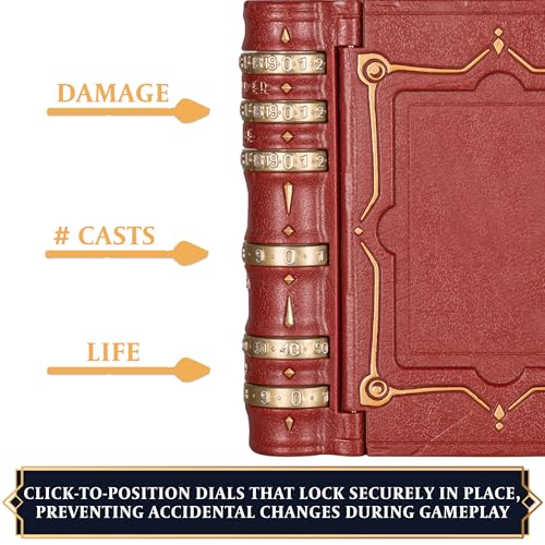lynx MTG Commander EDH Command ZoneTray for Magic The Gathering with Damage Cast Life Counters Storage for Dice Card Tokens Inside This is Not A Commander Deck Box MTG Accessories Gift Red - Image 5