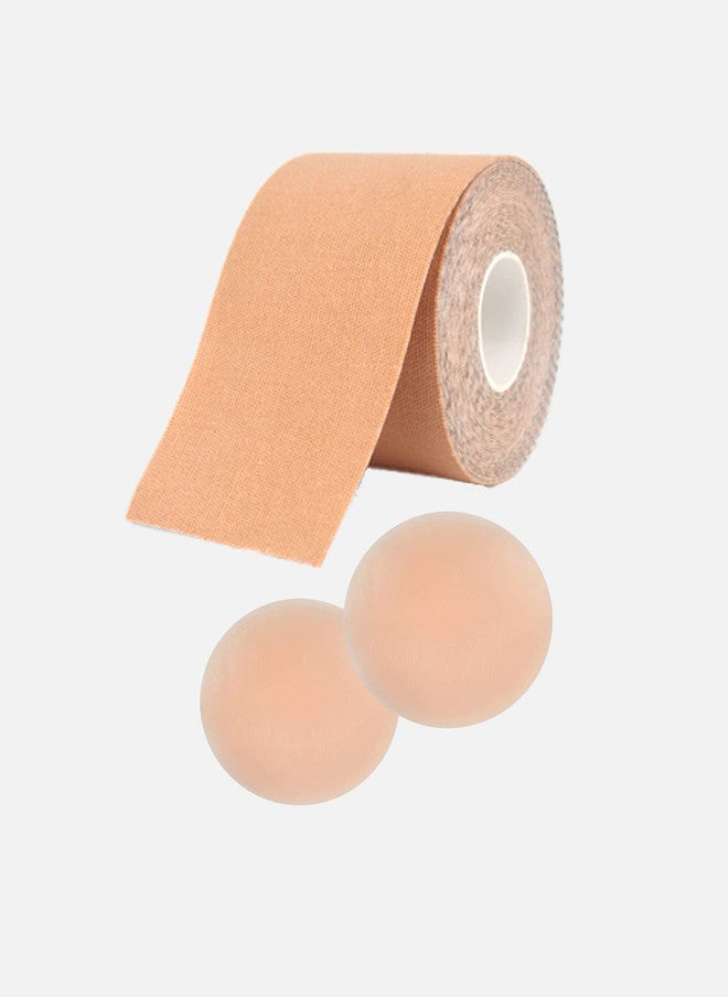 FIMS Women Sweatproof Cotton Breast Lift Tape - Image 1