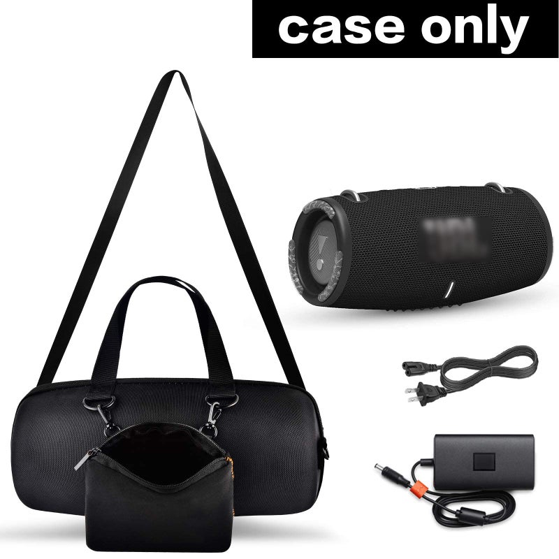 Comecase Hard Case for JBL Xtreme 3/ Extreme 2 Portable Waterproof Wireless Bluetooth Speaker, Travel Carrying Storage Holder with Zipper Pocket Bag Fit for Charger Adapter and Accessories - Image 4