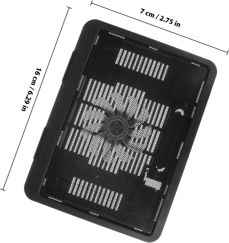Silent Laptop Cooling Pad Stand Plastic Laptop Bracket with Quiet Fan Multipurpose Notebook Holder for Gaming and Office Use for Rapid Cooling - Image 2