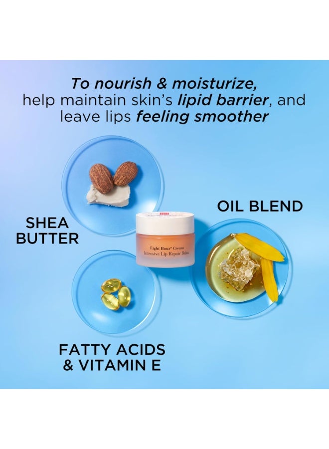 Elizabeth Arden Eight Hour Cream Intensive Lip Repair Balm, Moisturizer for Dry Lips with Shea Butter, Vitamin E & Antioxidants, 0.35 oz - Image 3