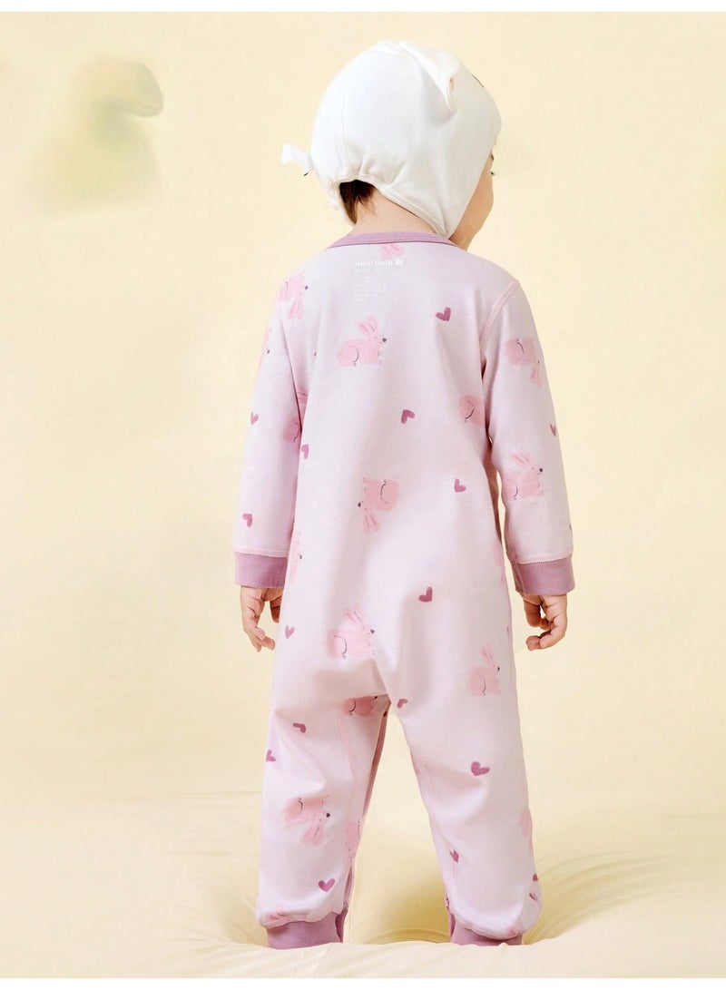 mini bala Baby Skin-friendly Breathable Romper Infant Soft Home Crawling Suit  - Image 4