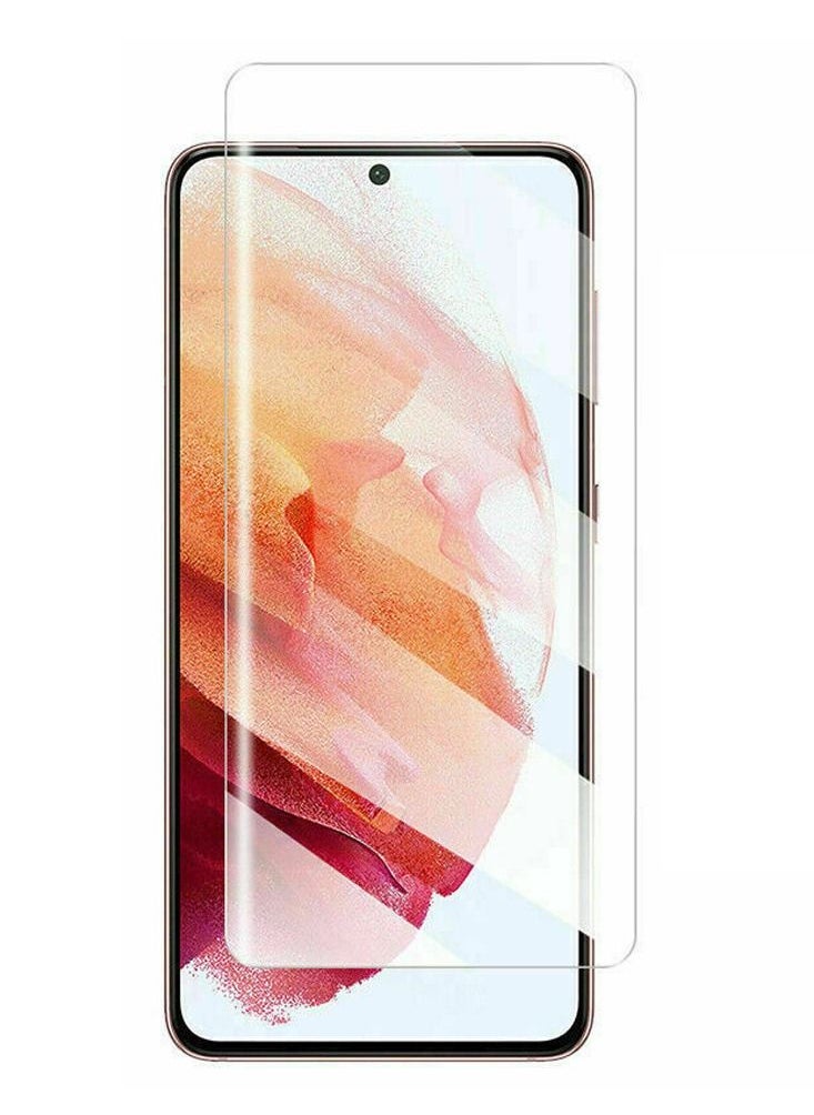 JOWAY - Samsung Galaxy S20 UV Screen Protector 6D Tempered Glass 9H Adhesive Nano Liquid UV Glue Full Coverage Clear - Image 1
