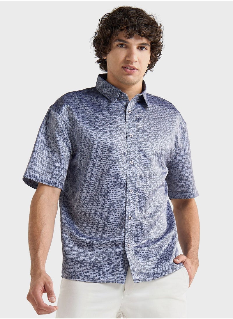 FAV Printed  Regular Fit Shirt  - Image 1
