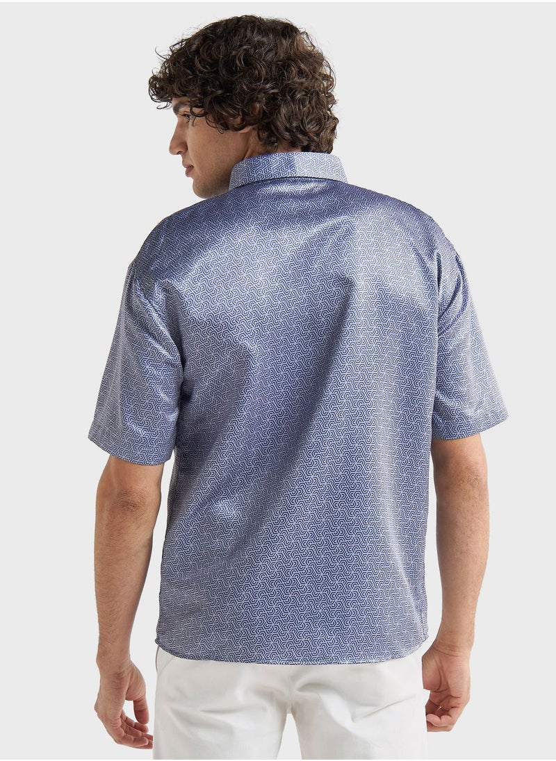 FAV Printed  Regular Fit Shirt  - Image 2