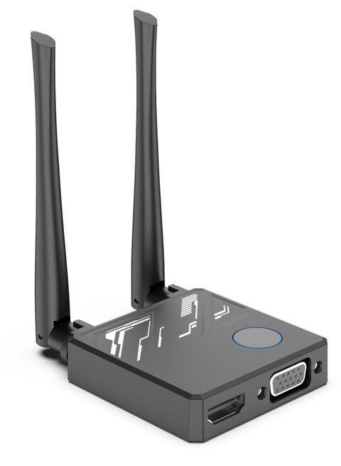 Wireless HDMI Display Adapter dongle,No Setup,No Need Any APP, Support Airplay Mirroring 4K, Wireless Receiver, Streaming Media Video/Audio/File HDMI Laptop, PC, Smartphone to HDTV Projector Monitor