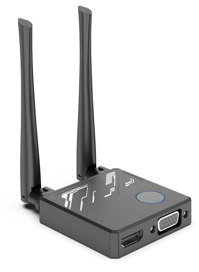 Wireless HDMI Display Adapter dongle,No Setup,No Need Any APP, Support Airplay Mirroring 4K, Wireless Receiver, Streaming Media Video/Audio/File HDMI Laptop, PC, Smartphone to HDTV Projector Monitor