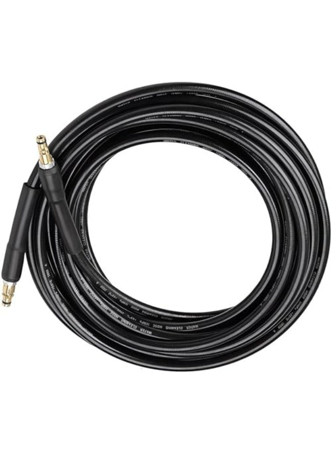 Generic VINNYSEN 15M High Pressure Washer Hose for Karcher K Series Washers Domestic Karcher K2, K3, K4, K5, K7, Click Type Plug Quick Connector Accessories Extension Water Hose  - Image 1