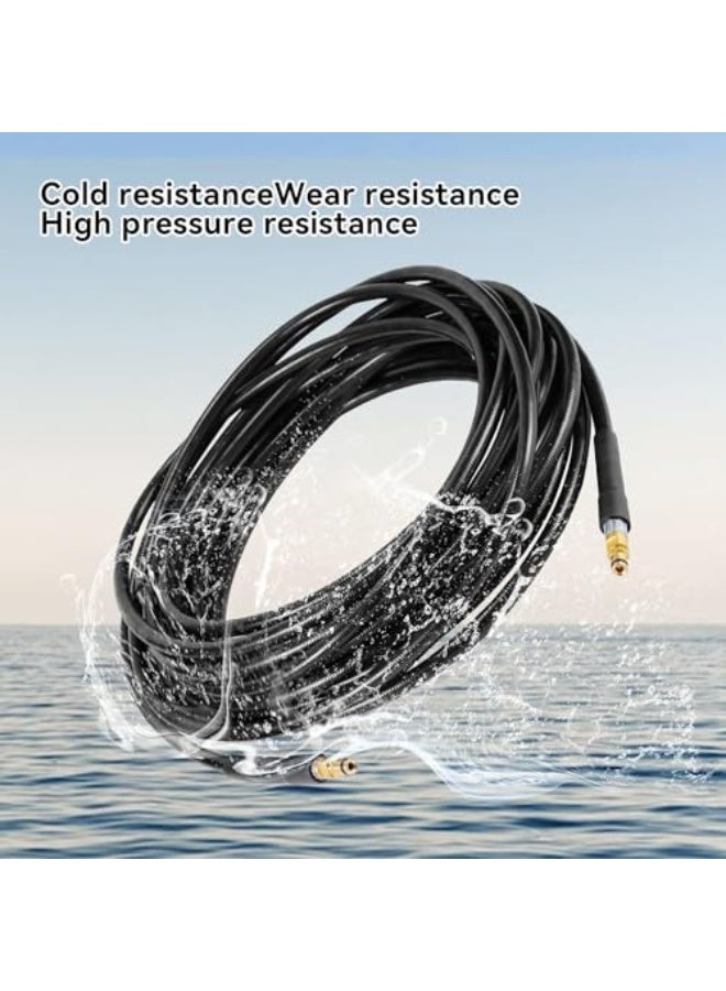Generic VINNYSEN 15M High Pressure Washer Hose for Karcher K Series Washers Domestic Karcher K2, K3, K4, K5, K7, Click Type Plug Quick Connector Accessories Extension Water Hose  - Image 4