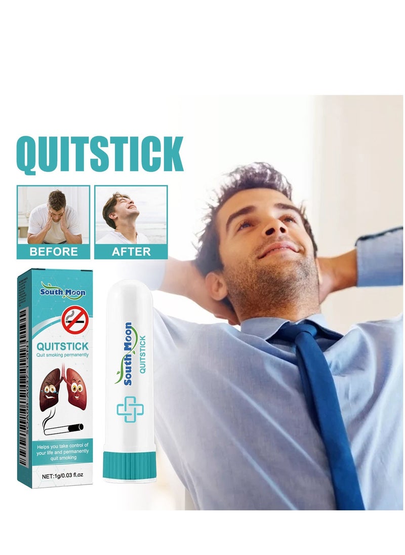 SOUTH MOON Quit Smoking Inhaler Stick, Aromatherapy Inhaler for Emotional Balance and Mood Improvement, Natural Smoking Alternative, Easy-to-Use Smoke-Free Quit Stick 1g  - Image 2