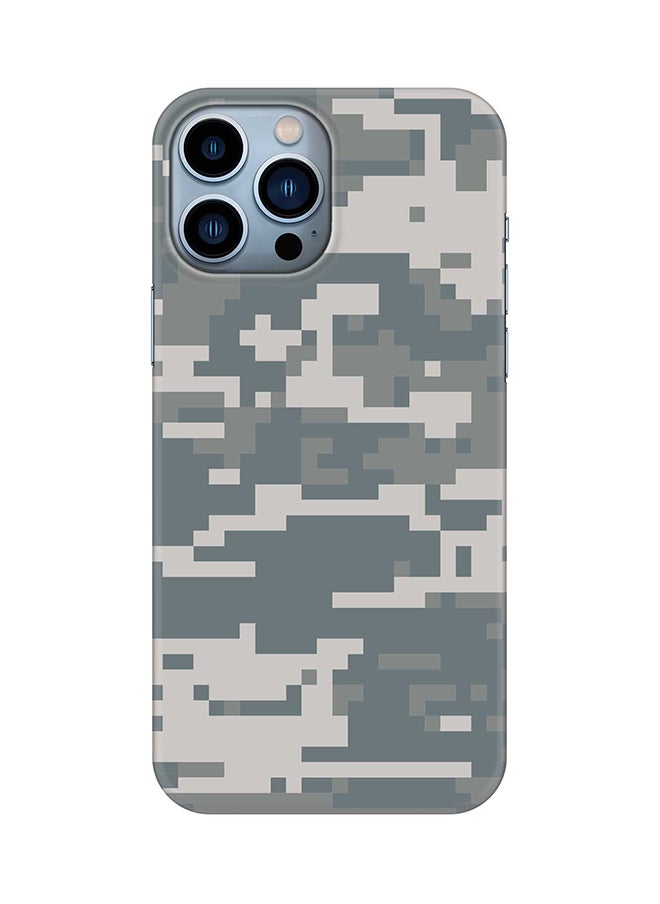 Stylizedd Case for Apple iPhone 14 Pro Max Slim Snap Classic Series Mobile Cover Hard PC Shield Matte Finish Print - Digital Camo 