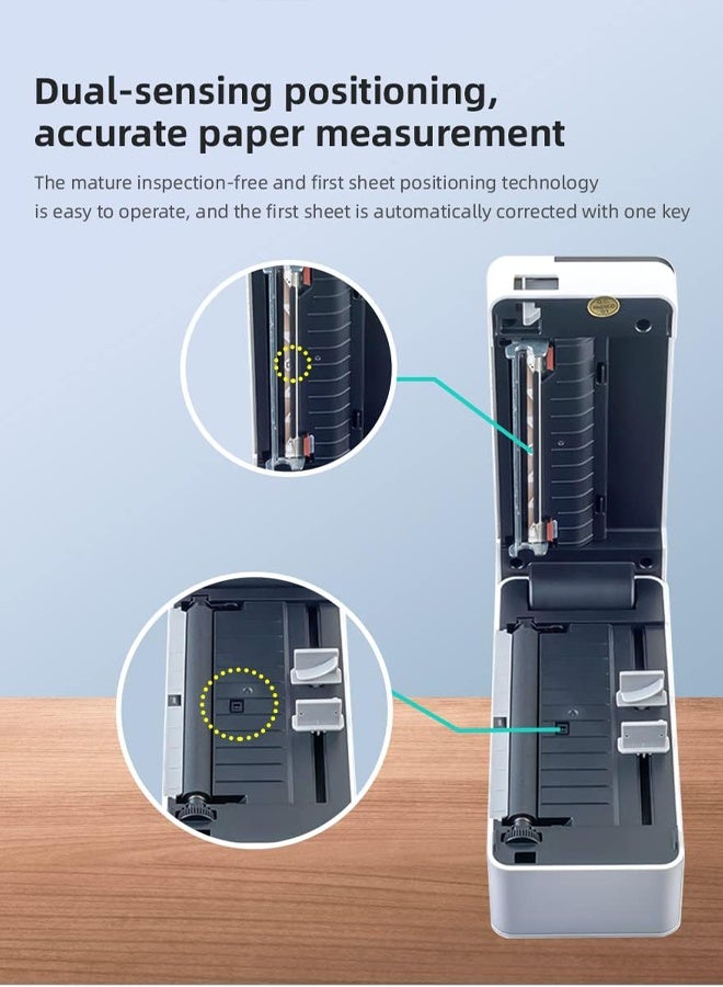 Xprinter Thermal Shipping Label Printer 110mm – High-Speed Inkless Barcode Printer, Compatible with All Shipping Carriers + Free Label Holder - Image 3