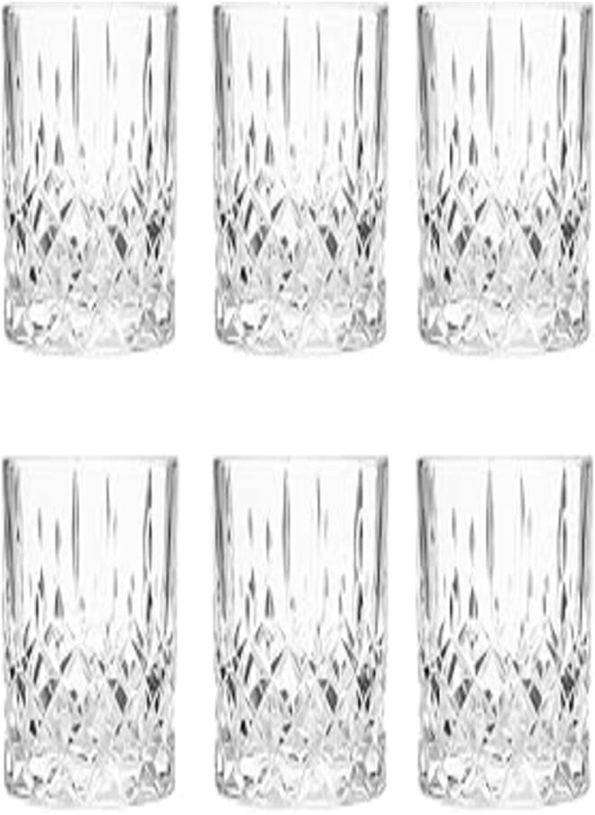 Vidivi - Vidivi Venezia High Quality Glass Cocktail Tumbler 300 ml Set of 6 Pieces - Transparent - Image 1