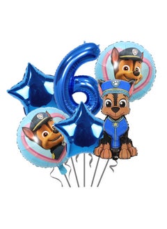 Party Kids cartoon PAW PATROL digital package birthday party background decoration aluminum film balloon banquet decoration birthday balloon supplies 