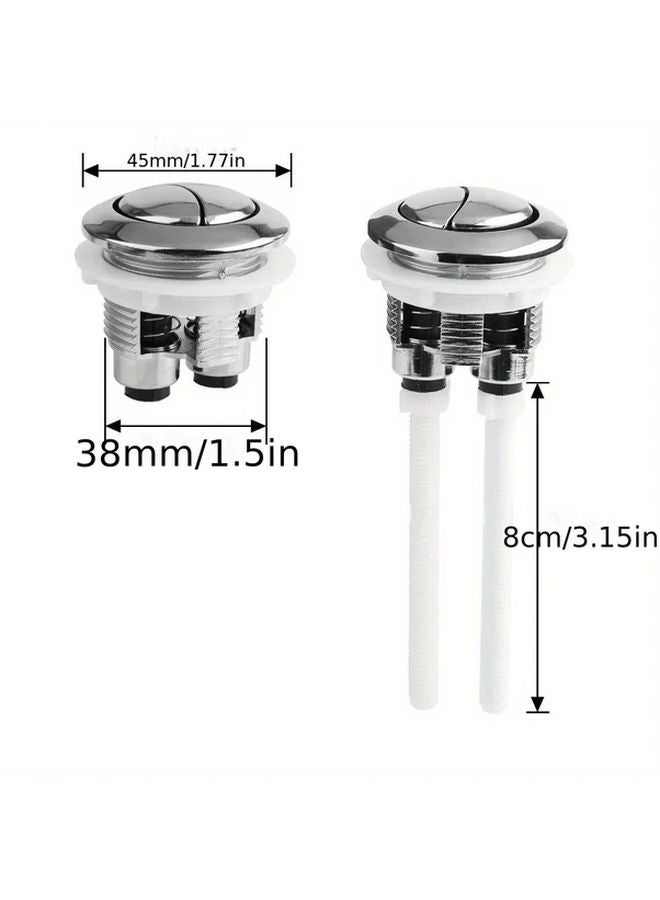38mm Dual Flush Toilet Button Replacement Heavy Duty Push Valve Easy Installation UK Standard - Image 4