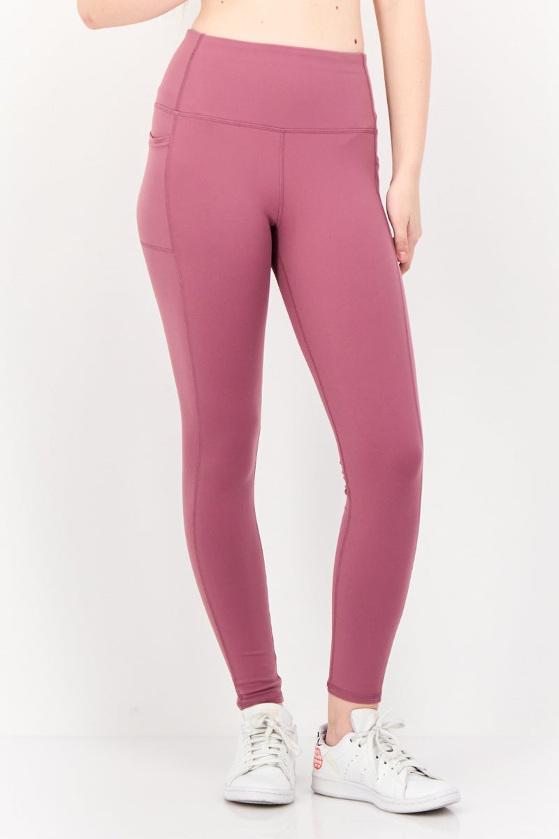 SKECHERS Women Sportswear Fit Training Leggings, Mauve - Image 1